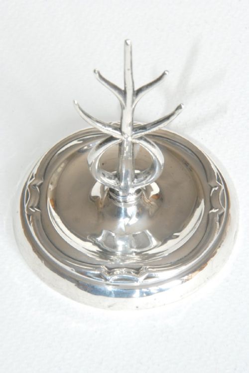 fig 2. A Solid Silver Ring Tree - Henry Matthews 1915
