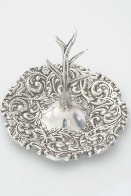 fig 2. Edwardian Solid Silver Ring Tree 1906