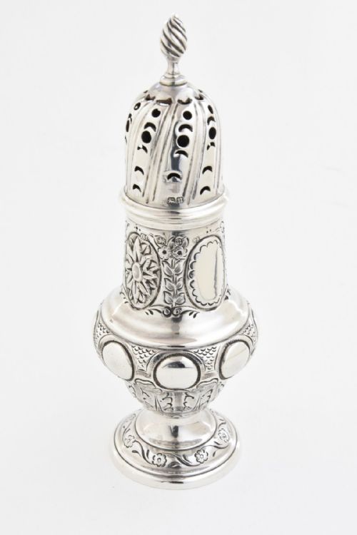 Victorian Silver Sugar Shaker / Caster 1894