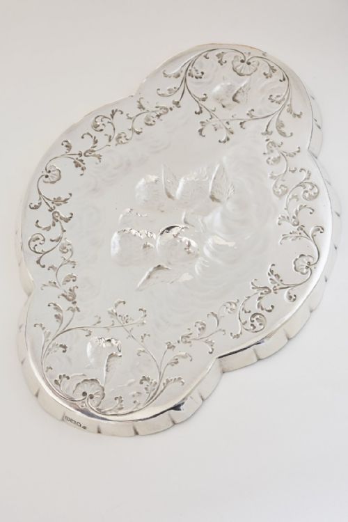 fig 1. Silver Dressing Table Tray 1900 - William Comyns