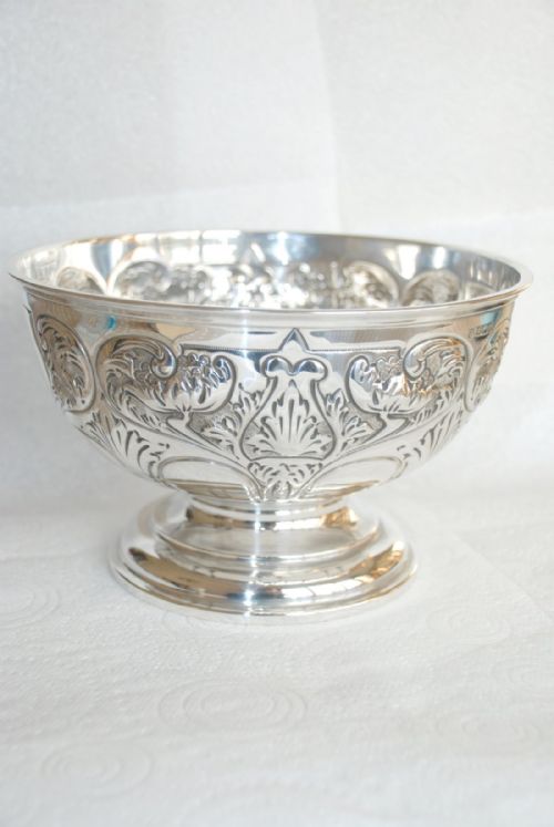 fig 1. Large Silver Rose Bowl - 1903
