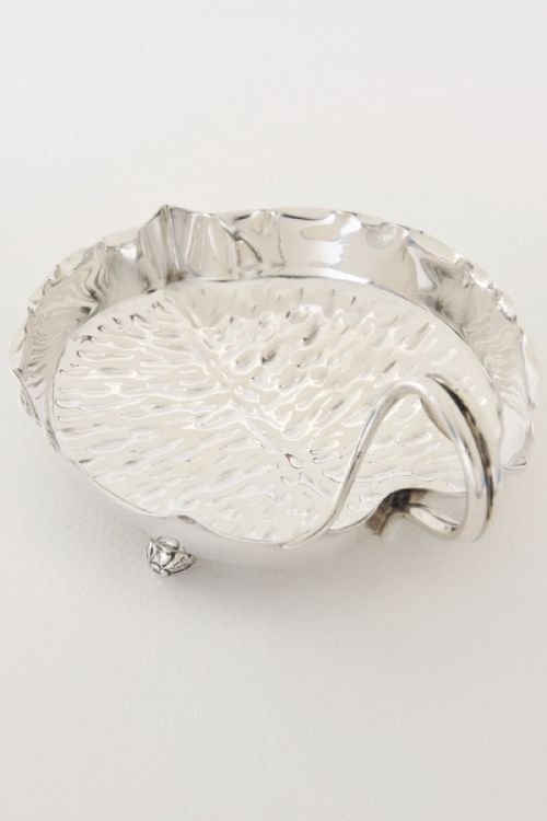 fig 2. Superb Solid Silver Leaf Shaped Dish - Hukin & Heath