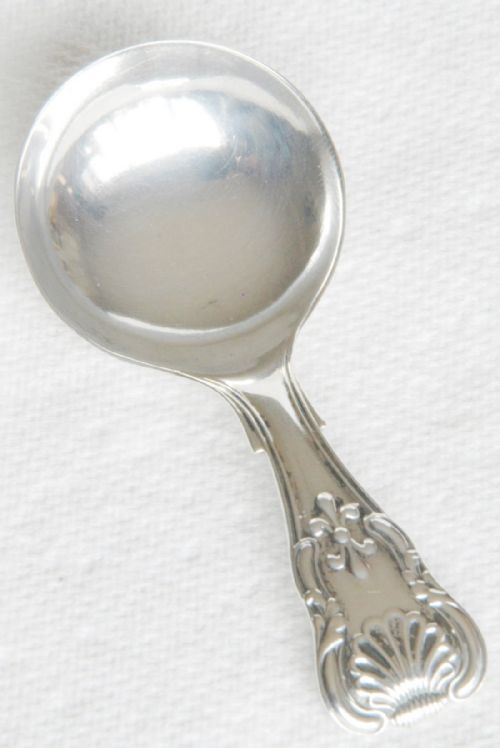 Victorian Solid Silver Tea Caddy Spoon 1838