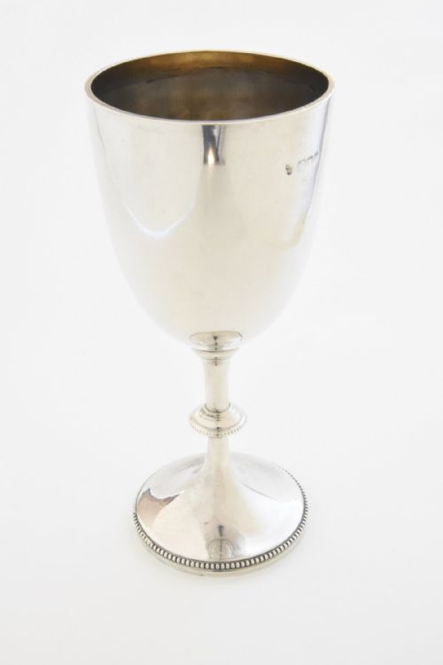 Edwardian Solid Silver Goblet 1902