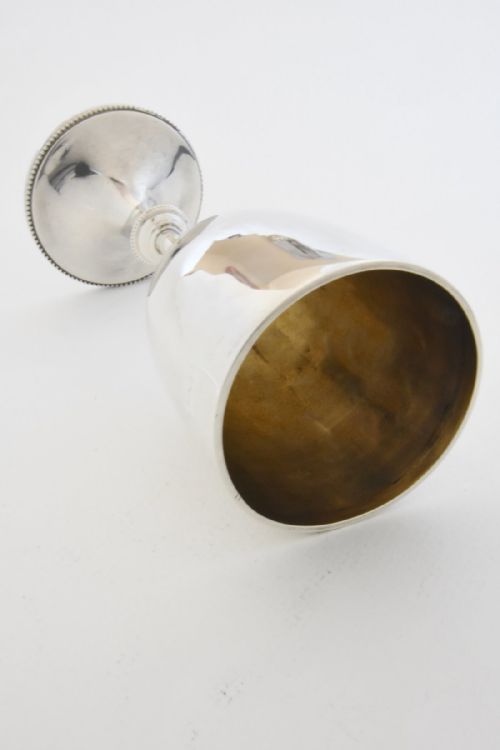 fig 2. Edwardian Solid Silver Goblet 1902