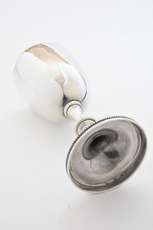 fig 3. Edwardian Solid Silver Goblet 1902