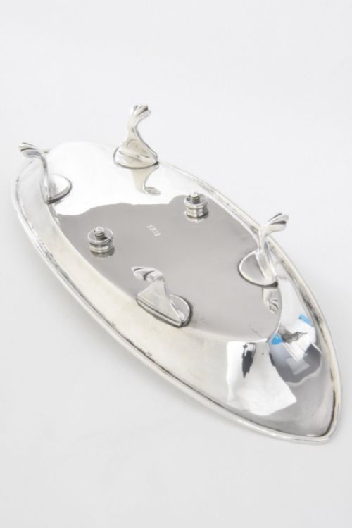 fig 4. Edwardian Silver Inkwell Stand 1905