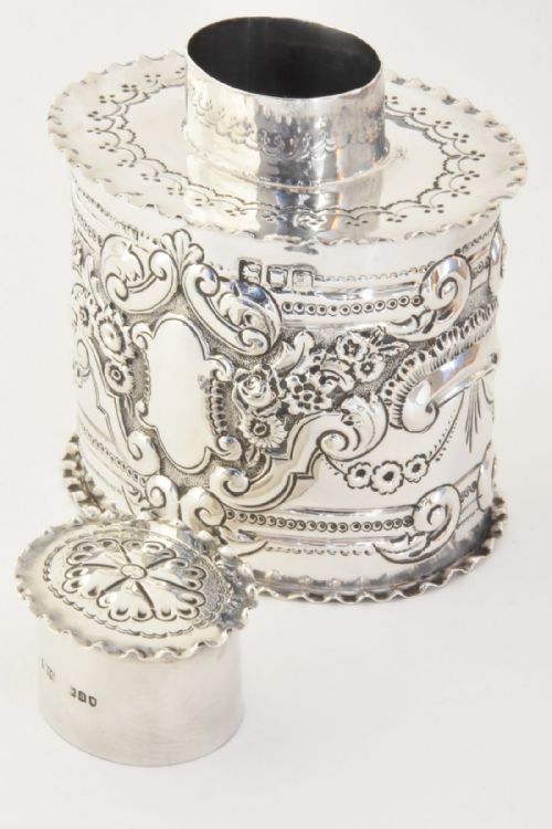 fig 3. Late Victorian Tea Caddy by G.M.Jackson 1896