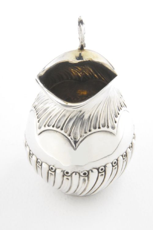 fig 1. Victorian Solid Silver Cream Jug - 1893