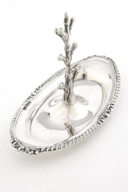 fig 3. Edwardian Solid Silver Ring Tree 1903