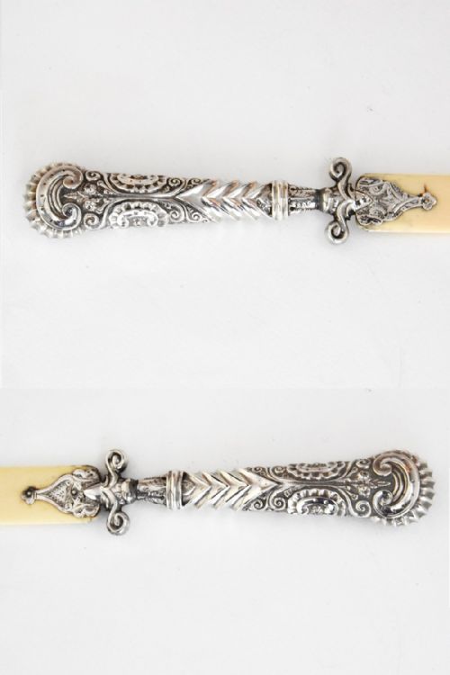 fig 3. Large Victorian Silver Handled Page Turner 1876