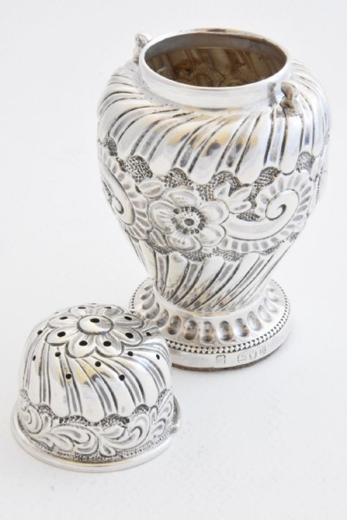 fig 2. Solid Silver Sugar Shaker 1892