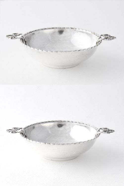 fig 3. Solid Silver Quaich 1908
