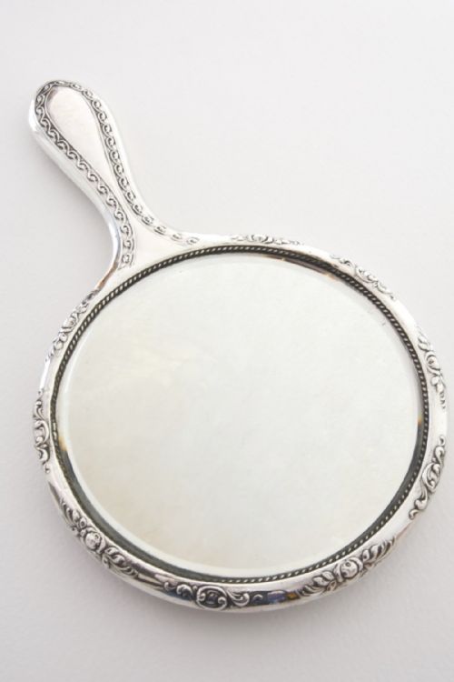 fig 3. Edwardian Silver Hand Mirror 1909