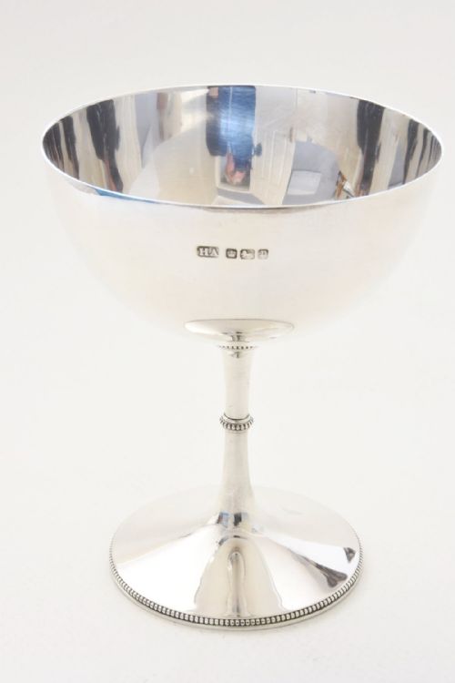 Edwardian Solid Silver Goblet / Chalice 1907