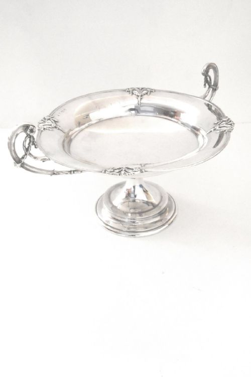 fig 2. Large Solid Silver Tazza 1912