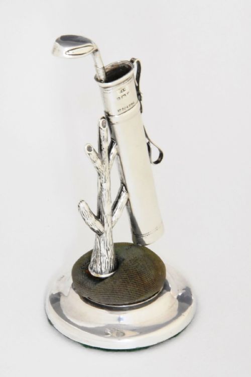 Rare Edwardian Novelty Pin Cushion 1909