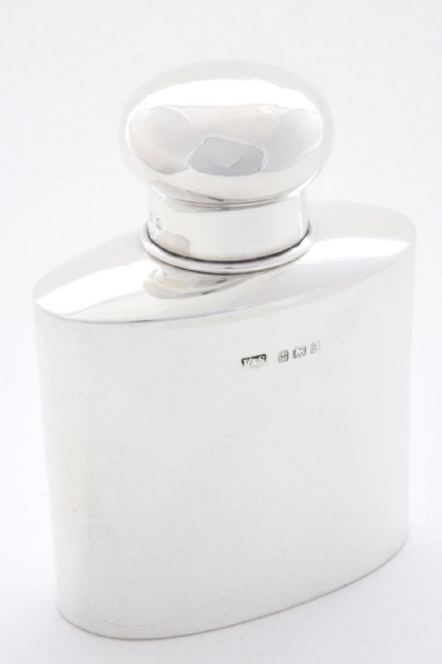 fig 3. Edwardian Solid Silver Tea Caddy - Levi & Salaman 1909