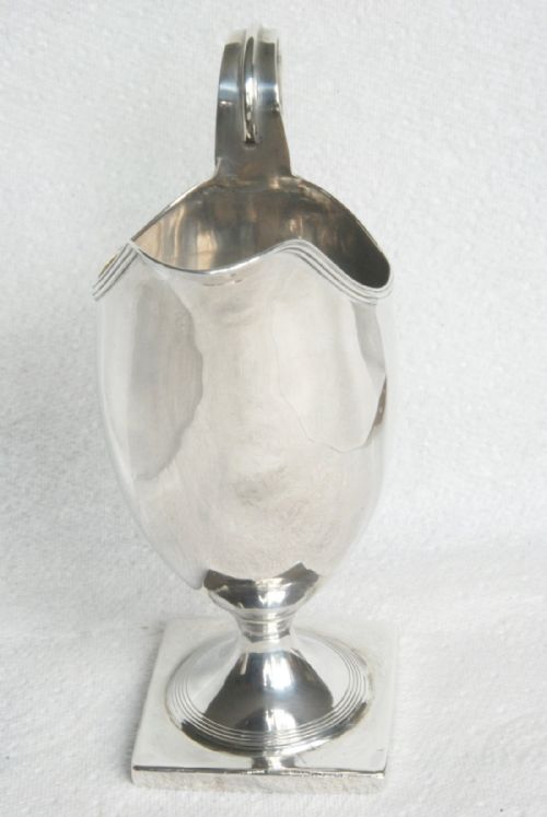 fig 1. Georgian Silver Helmet Cream Jug – 1794