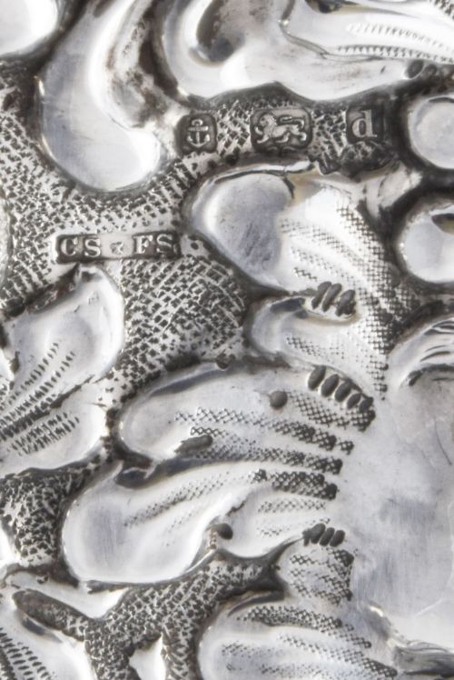 fig 4. Edwardian Solid Silver Dressing Table Tray 1903