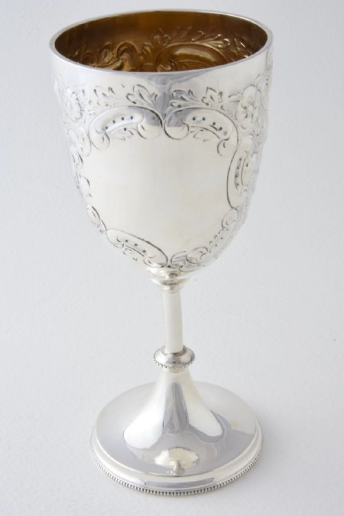 Edwardian Solid Silver Goblet 1905