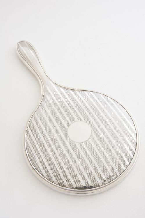 fig 1. Solid Silver Hand Mirror 1928