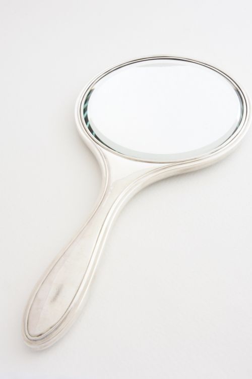 fig 2. Solid Silver Hand Mirror 1928