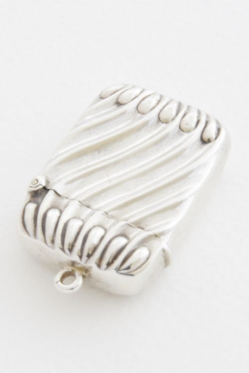 fig 2. Victorian Solid Silver Vesta Case 1894