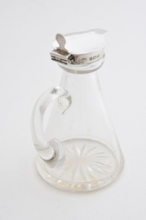 fig 1. Silver Mounted Whisky Noggin 1917