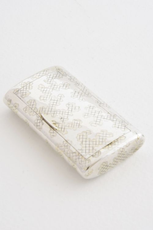 fig 1. George III Solid Silver Snuff Box 1803