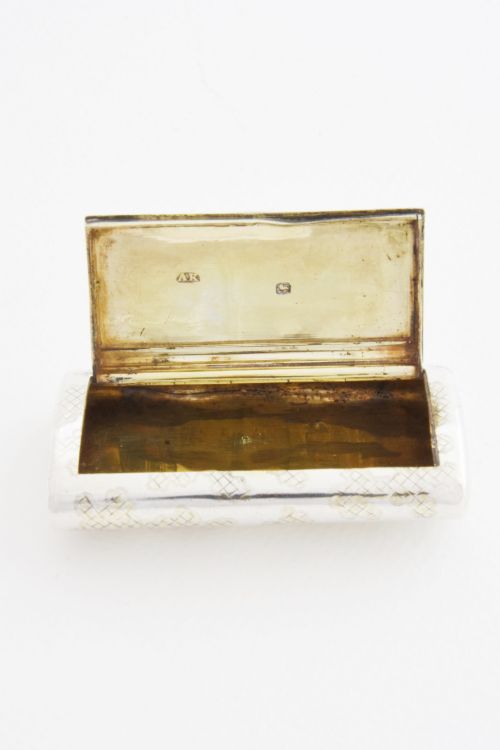 fig 4. George III Solid Silver Snuff Box 1803