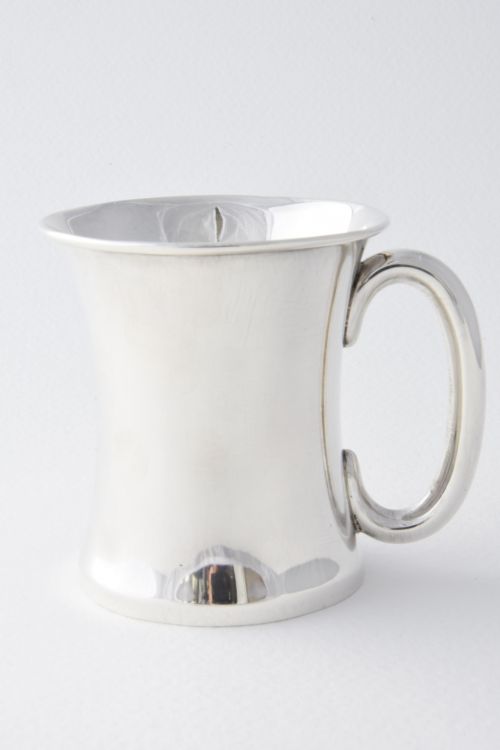 Edwardian Solid Silver Christening Tankard 1910