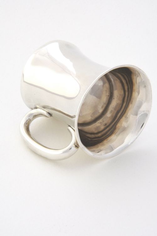 fig 2. Edwardian Solid Silver Christening Tankard 1910