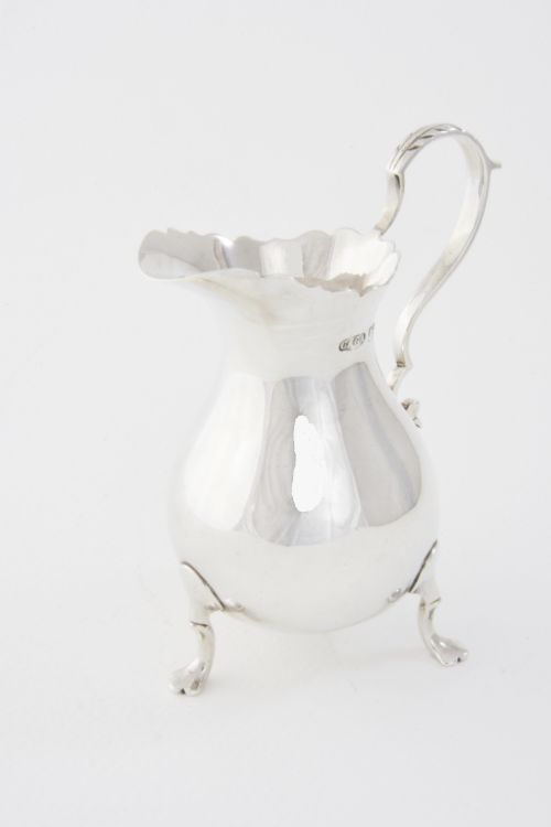 Asprey & Co. Edwardian Solid Silver Cream Jug 1909