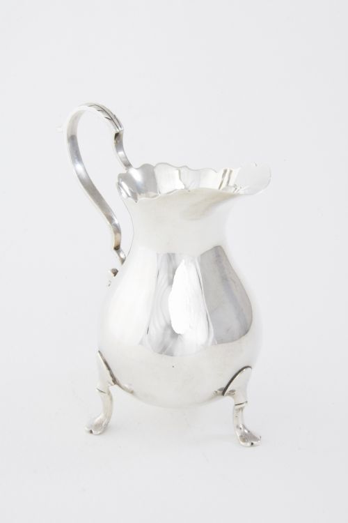 fig 1. Asprey & Co. Edwardian Solid Silver Cream Jug 1909