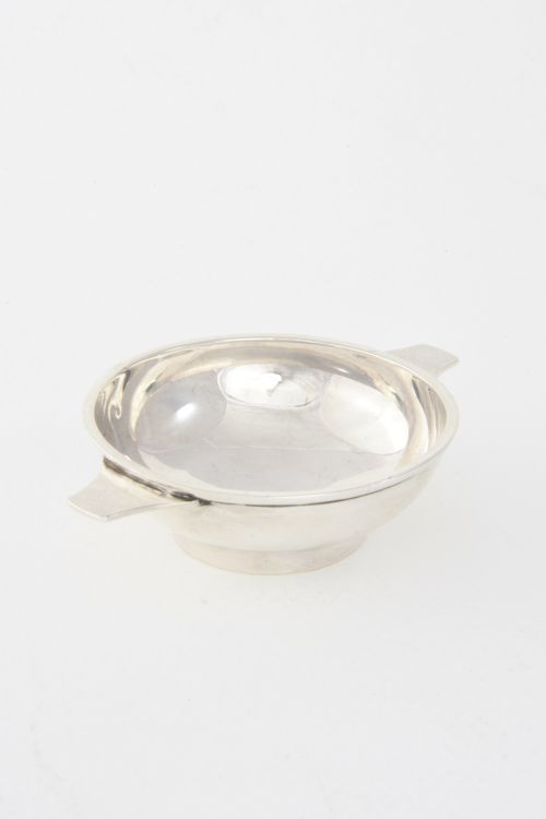 fig 1. Victorian Solid Silver Quaich 1899