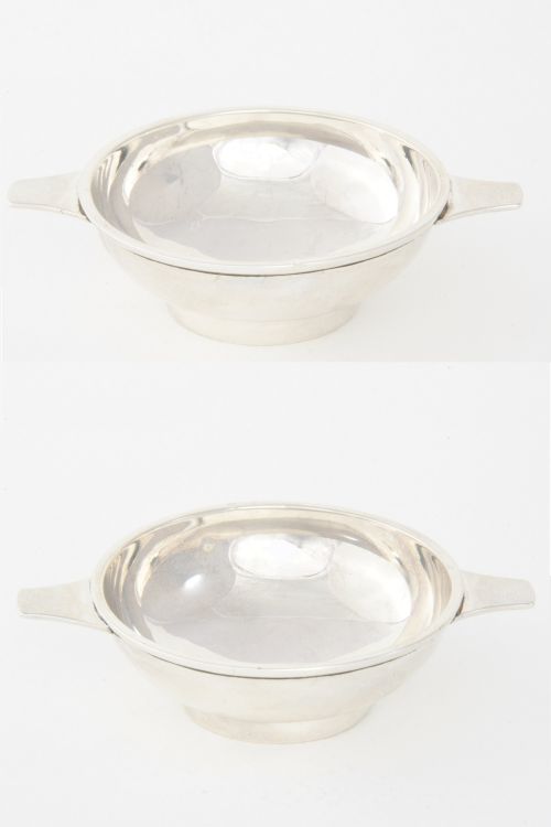 fig 3. Victorian Solid Silver Quaich 1899