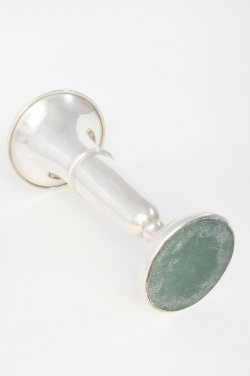 fig 3. Large Solid Silver Trumpet Vase 1918