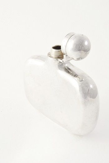 fig 3. Solid Silver Hip Flask 1914