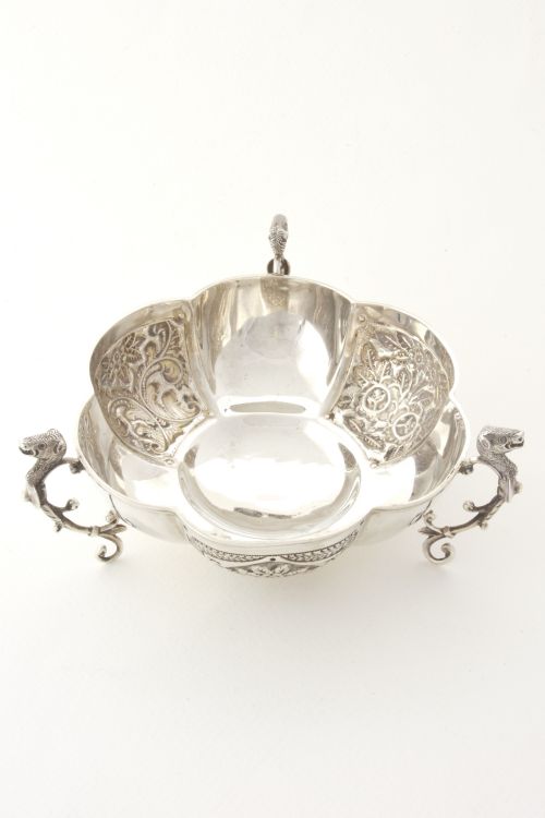 fig 2. Edwardian Solid Silver Bowl 1903