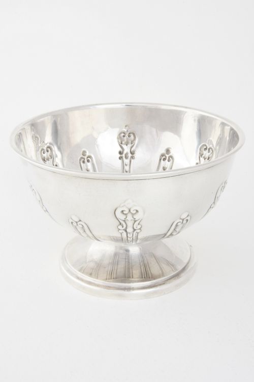 fig 1. Solid Silver Rose Bowl 1919 - James Deakin & Sons