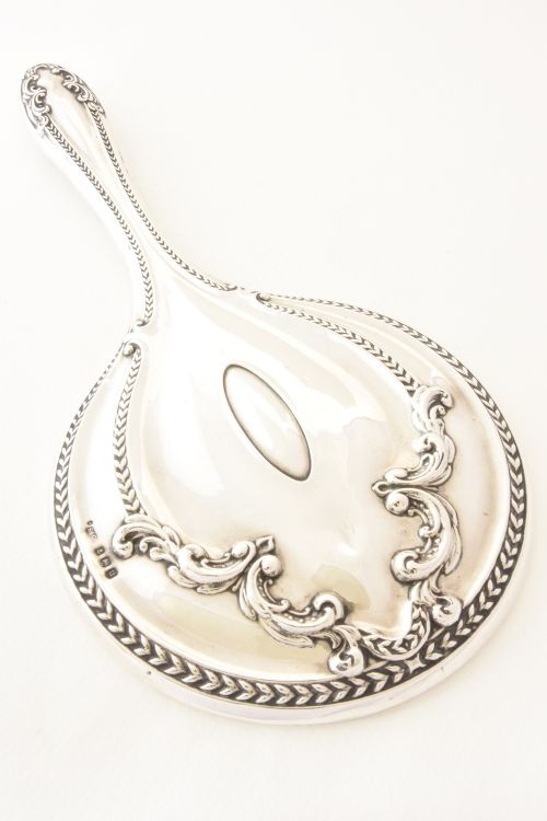 fig 2. Art Nouveau Silver Hand Mirror 1919