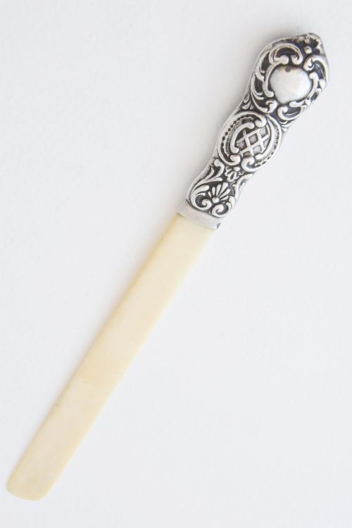 fig 3. Victorian Silver Handled Page Turner 1898