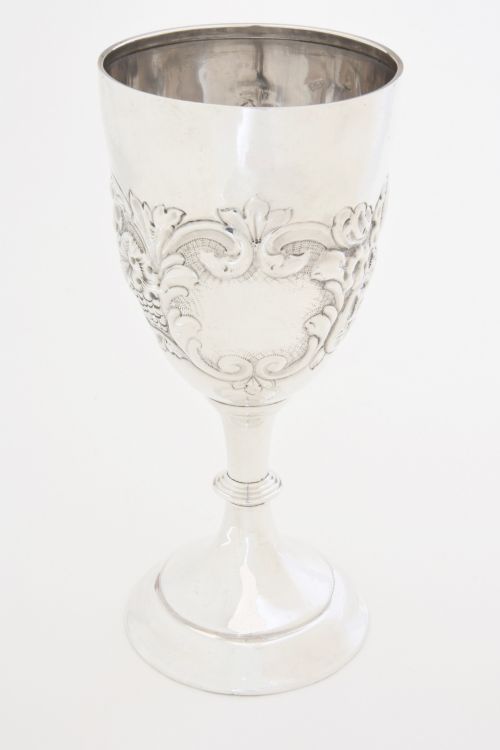 fig 2. Embossed Solid Silver Goblet 1913