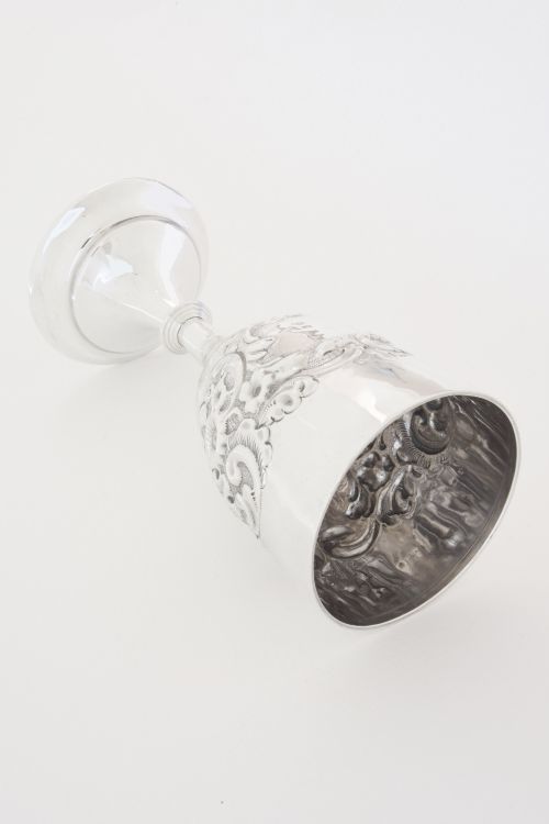 fig 4. Embossed Solid Silver Goblet 1913