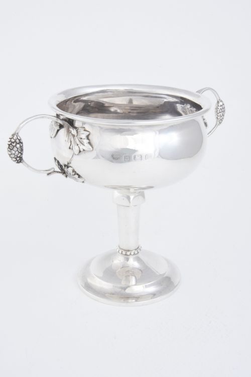 Solid Silver Two Handled Goblet or Chalice 1914