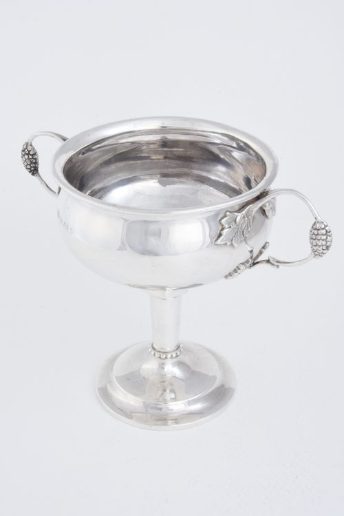 fig 1. Solid Silver Two Handled Goblet or Chalice 1914