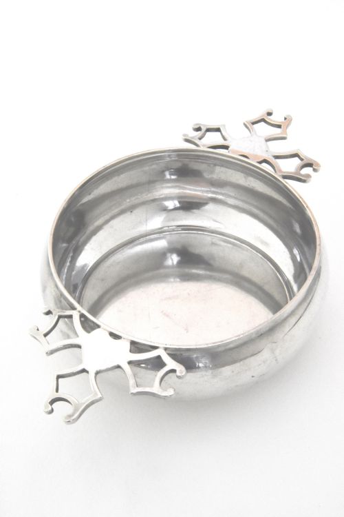 fig 1. Victorian Solid Silver Quaich 1899
