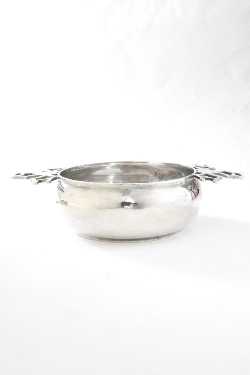 fig 3. Victorian Solid Silver Quaich 1899