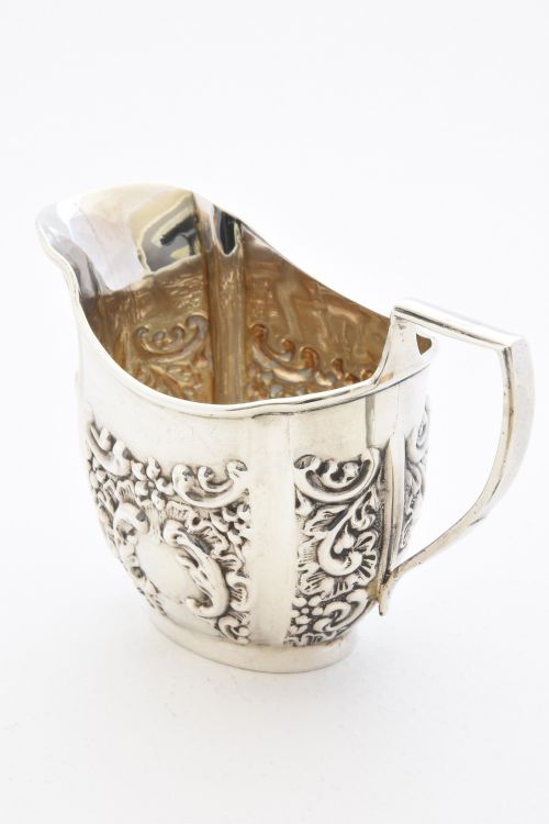 fig 2. Victorian Solid Silver Jug - Florence Warden 1897